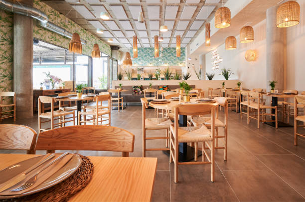 Interior del restaurante La Caseta